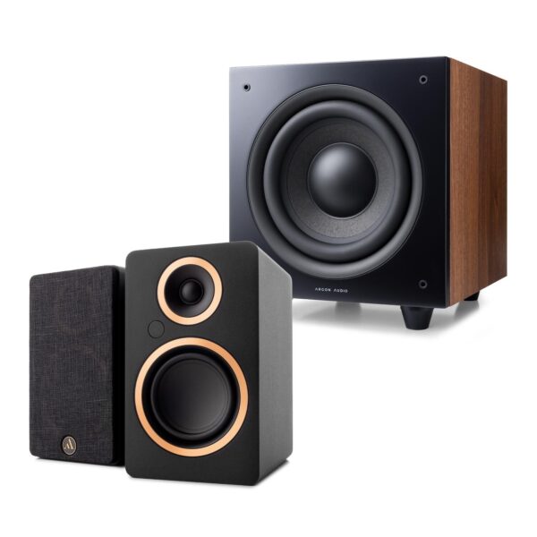 Argon Audio FENRIS A4 + MALMÖ 8" Stereosysteem voor TV met 5 jaar garantie!