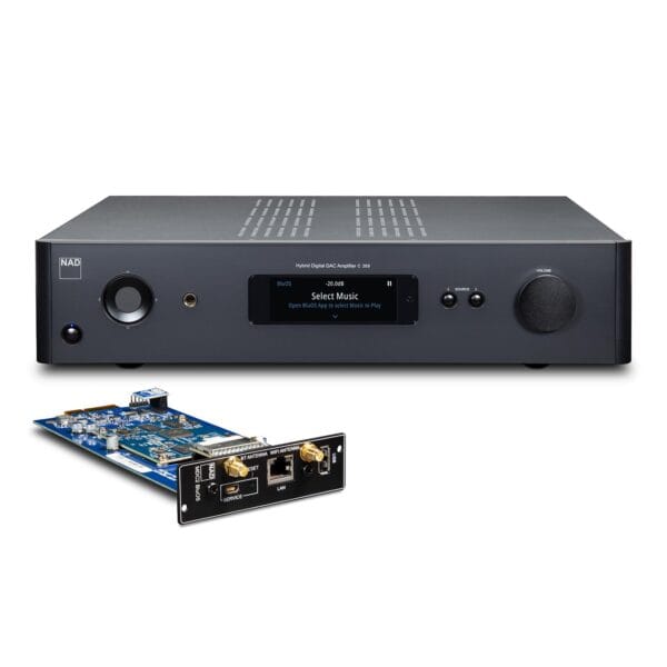 NAD C 389 + NAD MDC2 BluOS-D Stereoversterker met streaming met 5 jaar garantie!