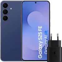 Koop Samsung Galaxy S25 FE 128GB Donkerblauw 5G + Samsung Oplader 25 Watt Zwart - 6151125726703