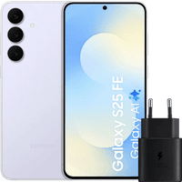 Koop Samsung Galaxy S25 FE 128GB Lichtblauw 5G + Samsung Oplader 25 Watt Zwart - 6151125726765