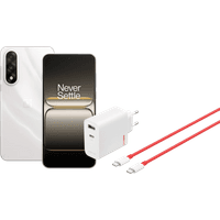 Koop OnePlus Nord 5 256GB Wit 5G + OnePlus SuperVOOC Oplader 80W met 2 Poorten + Usb C kabel - 6151125210202
