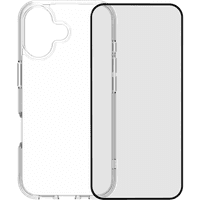 Koop BlueBuilt Protective Back Cover iPhone 17 Transparant + BlueBuilt iPhone 17 Screenprotector Glas - 6151127363326