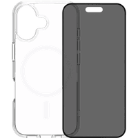Koop BlueBuilt Protective Back Cover met MagSafe iPhone 17 Transparant + iPhone 17 Privacy Screenprotector Glas - 6151127375367