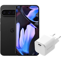 Koop Google Pixel 9 Pro XL 256GB Zwart 5G + BlueBuilt Oplader met Usb C Poort 30W Wit - 6151121051021
