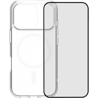 Koop BlueBuilt Protective Back Cover met MagSafe iPhone 17 Pro Transparant + iPhone 17 Pro Screenprotector Glas - 6151127453430