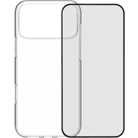 Koop BlueBuilt Back Cover iPhone 17 Pro Max Transparant + BlueBuilt iPhone 17 Pro Max Screenprotector Glas - 6151127462456