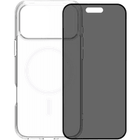 Koop BlueBuilt Protective Back Cover met MagSafe iPhone 17 Pro Max Transparant + BlueBuilt iPhone 17 Pro Max Privacy Screenprotector Glas - 6151127467406