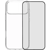 Koop BlueBuilt Protective Back Cover iPhone 17 Pro Max Transparant + BlueBuilt iPhone 17 Pro Max Screenprotector Glas - 6151127473483