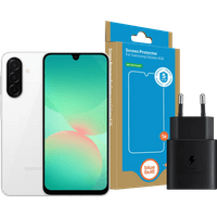 Koop Samsung Galaxy A26 128GB Wit 5G + Basis Accessoirepakket - 6151120732730