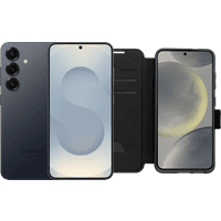 Koop Samsung Galaxy S25 512GB Zilver 5G + BlueBuilt Book Case Zwart - 6151126636636