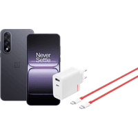 Koop OnePlus Nord 5 256GB Zwart 5G + OnePlus SuperVOOC Oplader 80W met 2 Poorten + Usb C kabel - 6151125196179