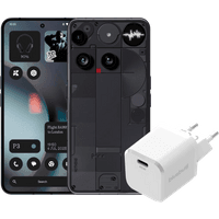 Koop Nothing Phone (3) 512GB Zwart 5G + BlueBuilt Oplader met Usb C Poort 45W Wit - 6151127965919