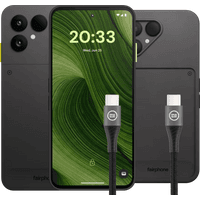 Koop Fairphone 6 256GB Zwart 5G + Accessoirepakket - 6151127991987