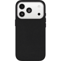 Koop Otterbox Symmetry iPhone 17 Pro Back Cover met MagSafe Magneet Leer Zwart - 840434724543