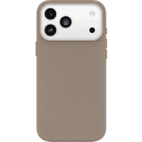 Koop Otterbox Symmetry iPhone 17 Pro Max Back Cover met MagSafe Magneet Leer Grijs - 840434725106