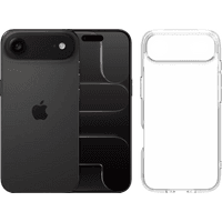 Koop Apple iPhone Air 256GB Zwart + BlueBuilt Protective Back Cover Transparant - 6151130091063