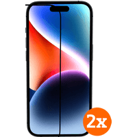 Koop BlueBuilt Apple iPhone 15 Screenprotector Glas Duo Pack - 6151118857896