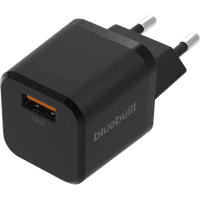 Koop BlueBuilt Quick Charge Oplader met Usb A Poort 18W Zwart - 8720627627092