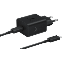 Koop Samsung Super Fast Charging Oplader 45W Zwart + Usb C Kabel 1