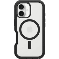 Koop Otterbox Defender XT iPhone 16 Back Cover met MagSafe Magneet Transparant met Zwarte Rand - 840304768844