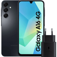 Koop Samsung Galaxy A16 128GB Zwart 4G + Samsung Oplader 25W Zwart - 6151118840881