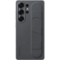 Koop Samsung S25 Ultra Standing Grip Back Cover Zwart - 8806095867809