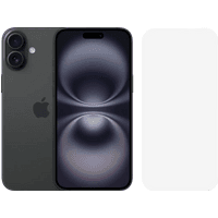 Koop Apple iPhone 16 Plus 256GB Zwart + BlueBuilt Screenprotector Glas - 6151121769759