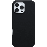 Koop Otterbox Symmetry Apple iPhone 16 Pro Max Back Cover met MagSafe Magneet Leer Zwart - 840304771578