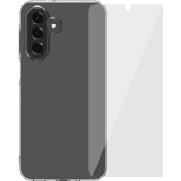 Koop BlueBuilt Samsung Galaxy A17 4G/5G Back Cover Transparant + Screenprotector Glas - 6151128766744