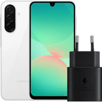 Koop Samsung Galaxy A26 128GB Wit 5G + Samsung Oplader 25 Watt Zwart - 6151120675617