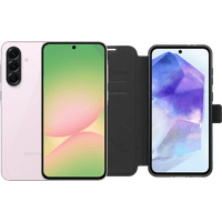 Koop Samsung Galaxy A56 256GB Roze 5G + BlueBuilt Book Case Zwart - 6151120734703