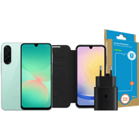 Koop Samsung Galaxy A26 128GB Groen 5G + Compleet Accessoirepakket - 6151120740797