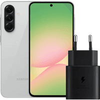 Koop Samsung Galaxy A56 128GB Grijs 5G + Samsung Oplader 25 Watt Zwart - 6151120761792