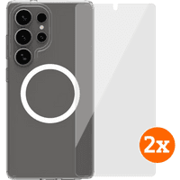 Koop BlueBuilt Protective Cover Magneet Galaxy S25 Ultra Transparant + Protector Duo Pack - 6151131019080