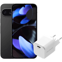 Koop Google Pixel 9 128GB Zwart 5G + BlueBuilt Oplader 30W Wit - 6151121034048