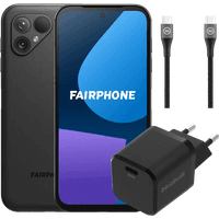 Koop Fairphone 5 256GB Zwart 5G + Oplaadpakket - 6151121282296