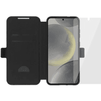 Koop BlueBuilt Galaxy S25 Plus Book Case Zwart + Screenprotector Glas - 6151131059086