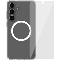 Koop BlueBuilt Protective Back Cover Magneet Galaxy S25 Plus Transparant + Screenprotector Glas - 6151131072009