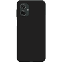 Koop Just in Case Soft Design Motorola Moto G75 Back Cover Zwart - 8720878571540