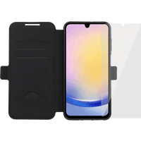 Koop BlueBuilt Samsung Galaxy A26 Book Case Zwart + Screenprotector Glas - 6151131229212