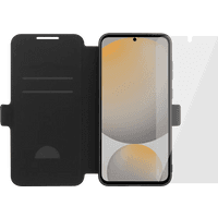 Koop BlueBuilt Samsung Galaxy S25 FE Book Case Zwart + Screenprotector Glas - 6151131273215