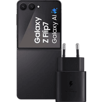 Koop Samsung Galaxy Z Flip 7 512GB Zwart 5G + Samsung Oplader 25 Watt Zwart - 6151124260239