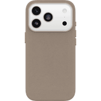 Koop Otterbox Symmetry iPhone 17 Pro Back Cover met MagSafe Magneet Leer Grijs - 840434724789