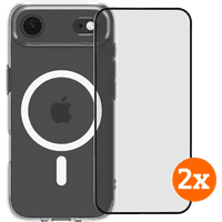 Koop BlueBuilt Protective Back Cover MagSafe iPhone Air Transparant + Screenprotector Duo Pack - 6151131417459