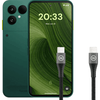 Koop Fairphone 6 256GB Groen 5G + BlueBuilt Usb C naar Usb C Kabel 1