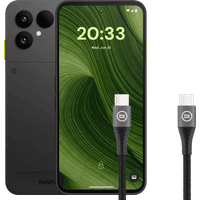 Koop Fairphone 6 256GB Zwart 5G + BlueBuilt Usb C naar Usb C Kabel 1