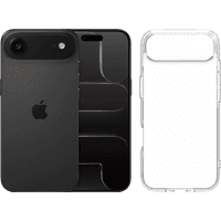 Koop Apple iPhone Air 512GB Zwart + BlueBuilt Protective Back Cover Transparant - 6151130138157