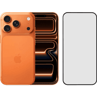 Koop Apple iPhone 17 Pro 1TB Oranje + BlueBuilt Screenprotector Glas - 6151130353383