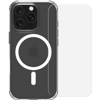 Koop BlueBuilt Protective Back Cover met MagSafe iPhone 16 Pro + Screenprotector Glas - 6151131769718