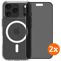Koop BlueBuilt Protective Back Cover MagSafe iPhone 17 Pro + Privacy Screenprotector Duo Pack - 6151131840820